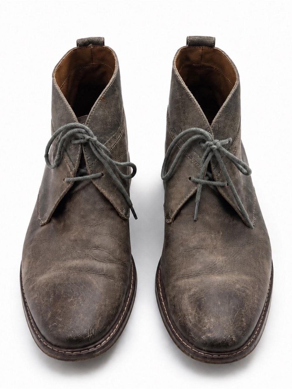 Cole Haan Men’s Chukka Boots Size 13 Brown Leather Lace-Up Ankle Boots